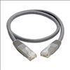 Tripp Lite N200-002-GY networking cable Gray 24" (0.61 m) Cat6 U/UTP (UTP)3