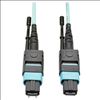 Tripp Lite MTP, 10 m fiber optic cable 393.7" (10 m) OM3 Black, Blue1