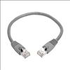 Tripp Lite N262-001-GY networking cable Gray 11.8" (0.3 m) Cat6a U/FTP (STP)2