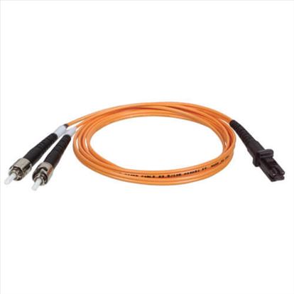 Tripp Lite N308-05M fiber optic cable 196.9" (5 m) MT-RJ 2x ST OFNR Black, Orange1