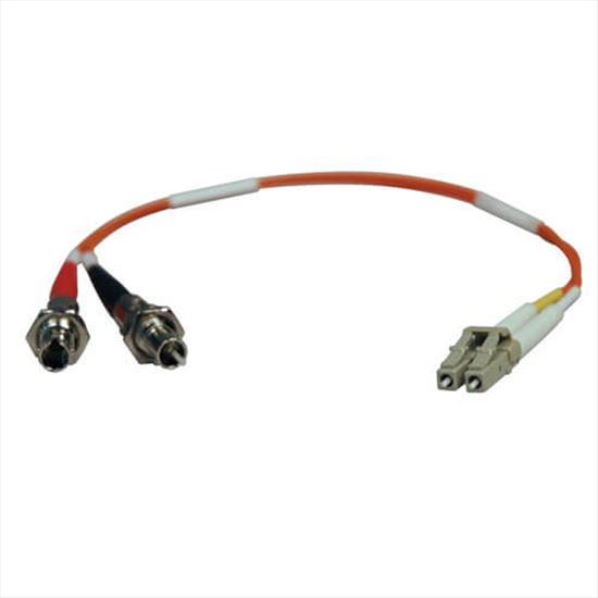 Tripp Lite N457-001-62 fiber optic cable 11.8" (0.3 m) 2x LC 2x ST Orange1