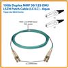 Tripp Lite N820-50M fiber optic cable 1968.5" (50 m) 2x LC OM3 Gray, Turquoise2