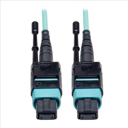 Tripp Lite N844-02M-12-P fiber optic cable 72" (1.83 m) MTP OM3 Black, Turquoise1