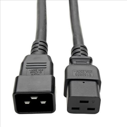 Tripp Lite P036-006-2C19 power cable Black 70.9" (1.8 m) IEC C20 2 x C19 coupler1