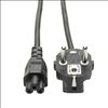 Tripp Lite P058-006 power cable Black 72" (1.83 m) CEE7/7 C5 coupler1