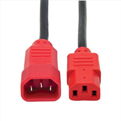 Tripp Lite P004-004-RD power cable Black, Red 47.2" (1.2 m) C14 coupler C13 coupler1