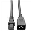 Tripp Lite P032-003 power cable Black 39.4" (1 m) C13 coupler C20 coupler1