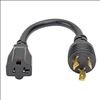 Tripp Lite P046-06N-T power cable Black 5.91" (0.15 m) NEMA L5-20P2