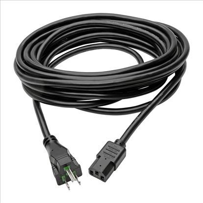 Tripp Lite P006-025-HG15 power cable Black 300" (7.62 m) NEMA 5-15P C13 coupler1