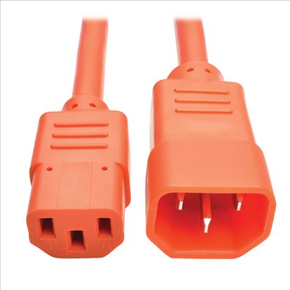 Tripp Lite P004-002-AOR power cable Orange 23.6" (0.6 m) C13 coupler C14 coupler1