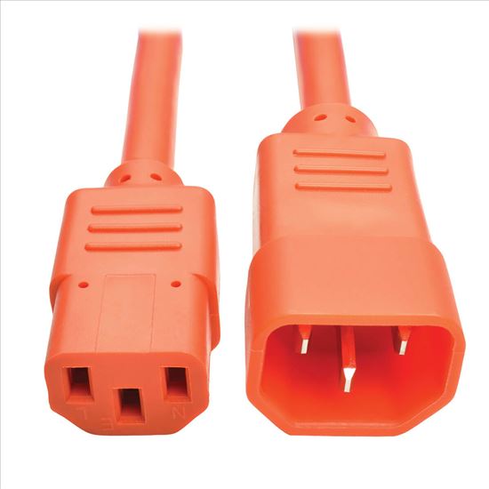 Tripp Lite P004-002-AOR power cable Orange 23.6" (0.6 m) C13 coupler C14 coupler1