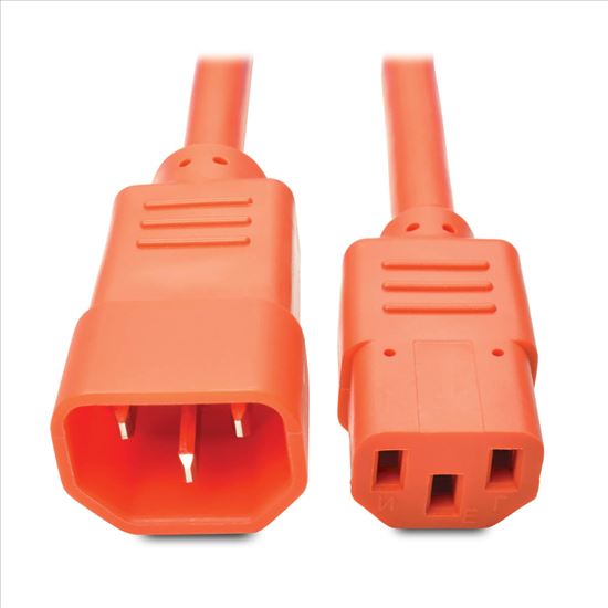 Tripp Lite P005-002-AOR power cable Orange 23.6" (0.6 m) C14 coupler C13 coupler1