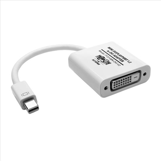 Tripp Lite P137-06N-DVI-V2 video cable adapter 5.91" (0.15 m) Mini DisplayPort DVI-D White1