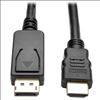 Tripp Lite P582-006-V2 video cable adapter 72" (1.83 m) DisplayPort HDMI Black, Metallic1