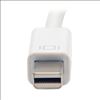 Tripp Lite P137-06N-VGA video cable adapter Mini DisplayPort VGA (D-Sub) + 3.5mm White3