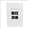 Tripp Lite N080-104 wall plate/switch cover White3