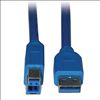 Tripp Lite U322-010 USB cable 120.1" (3.05 m) USB 3.2 Gen 1 (3.1 Gen 1) USB A USB B Blue1