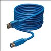Tripp Lite U322-010 USB cable 120.1" (3.05 m) USB 3.2 Gen 1 (3.1 Gen 1) USB A USB B Blue2