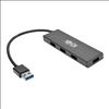 Tripp Lite U360-004-SLIM interface hub USB 3.2 Gen 1 (3.1 Gen 1) Type-A 5000 Mbit/s Black1