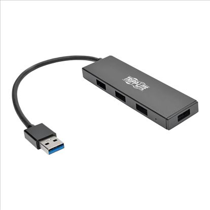 Tripp Lite U360-004-SLIM interface hub USB 3.2 Gen 1 (3.1 Gen 1) Type-A 5000 Mbit/s Black1
