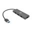Tripp Lite U360-004-SLIM interface hub USB 3.2 Gen 1 (3.1 Gen 1) Type-A 5000 Mbit/s Black1