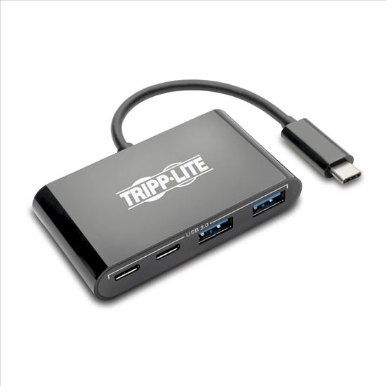 Tripp Lite U460-004-2A2CB interface hub USB 3.2 Gen 2 (3.1 Gen 2) Type-C 5000 Mbit/s Black1