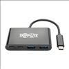 Tripp Lite U460-004-2A2CB interface hub USB 3.2 Gen 2 (3.1 Gen 2) Type-C 5000 Mbit/s Black3