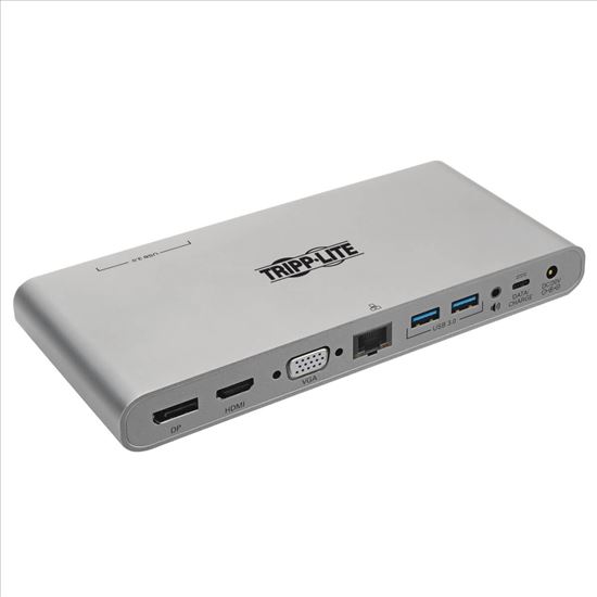 Tripp Lite U442-DOCK4-S notebook dock/port replicator Wired USB 3.2 Gen 2 (3.1 Gen 2) Type-C Silver1