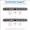 Picture of Tripp Lite U442-DOCK4-S laptop dock/port replicator Wired USB 3.2 Gen 2 (3.1 Gen 2) Type-C Silver