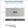 Tripp Lite U442-DOCK4-S notebook dock/port replicator Wired USB 3.2 Gen 2 (3.1 Gen 2) Type-C Silver5