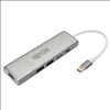 Tripp Lite U442-DOCK10-S interface hub USB 3.2 Gen 2 (3.1 Gen 2) Type-C 1000 Mbit/s Silver1