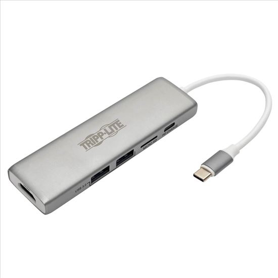 Tripp Lite U442-DOCK10-S interface hub USB 3.2 Gen 2 (3.1 Gen 2) Type-C 1000 Mbit/s Silver1