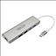 Tripp Lite U442-DOCK10-S interface hub USB 3.2 Gen 2 (3.1 Gen 2) Type-C 1000 Mbit/s Silver1
