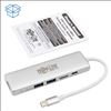 Tripp Lite U442-DOCK10-S interface hub USB 3.2 Gen 2 (3.1 Gen 2) Type-C 1000 Mbit/s Silver5