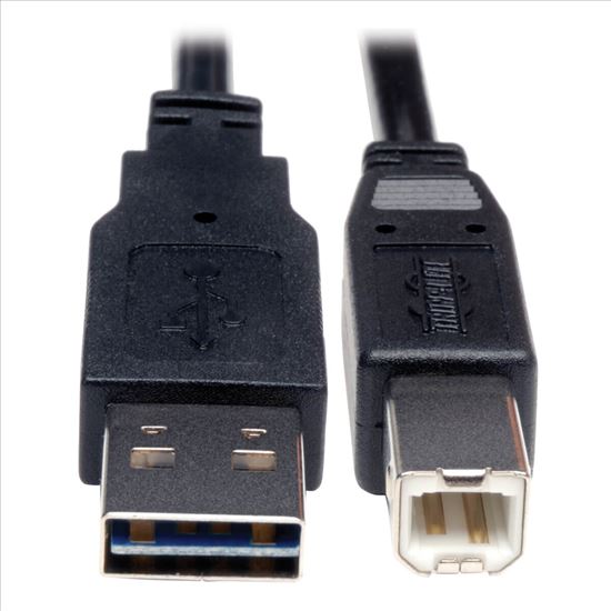 Tripp Lite UR022-001 USB cable 11.8" (0.3 m) USB 2.0 USB A USB B Black1