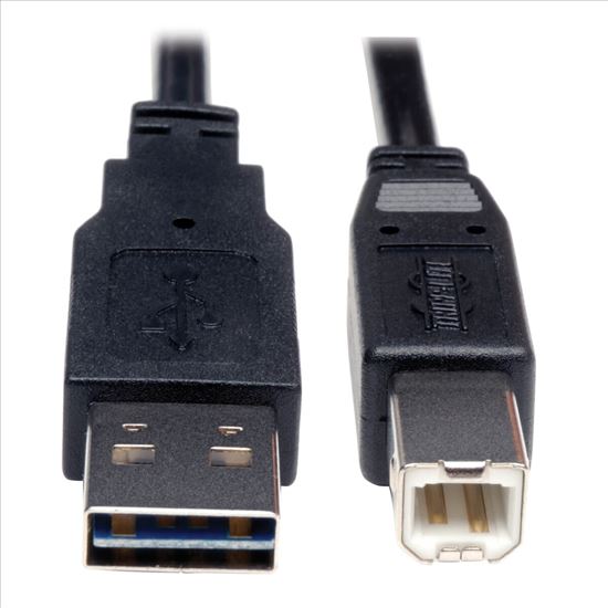 Tripp Lite UR022-010 USB cable 120.1" (3.05 m) USB 2.0 USB A USB B Black1