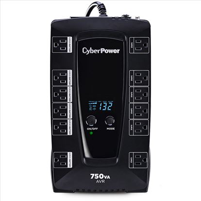 CyberPower AVRG750LCD uninterruptible power supply (UPS) Line-Interactive 0.75 kVA 450 W 12 AC outlet(s)1