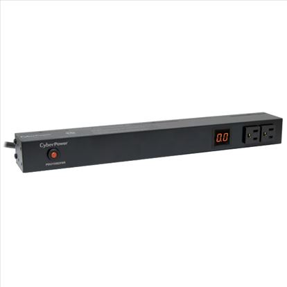 CyberPower PDU15M2F10R power distribution unit (PDU) 12 AC outlet(s) 1U Black1