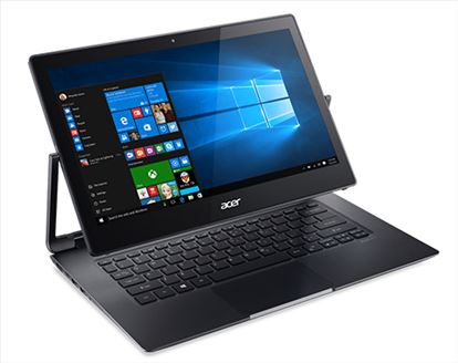 Acer Aspire R 13 R7-372T-50BG Hybrid (2-in-1) 13.3" Touchscreen Full HD Intel® Core™ i5 8 GB LPDDR3-SDRAM 256 GB SSD Wi-Fi 5 (802.11ac) Windows 10 Pro Black1