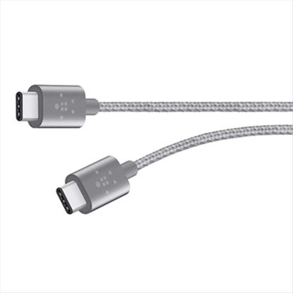 Belkin F2CU041BT06-GRY USB cable 70.9" (1.8 m) USB 2.0 USB C Gray1