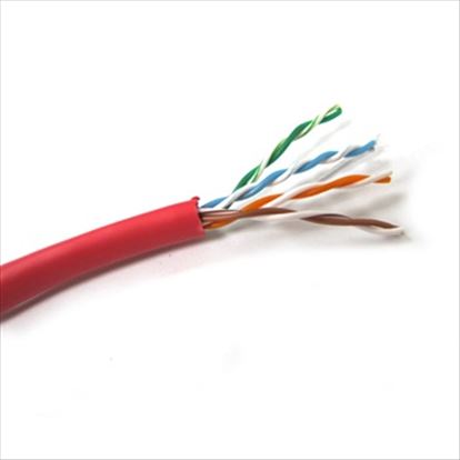 Weltron 1000ft Cat5e 350MHz UTP networking cable Red 12000" (304.8 m) U/UTP (UTP)1