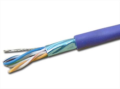 Weltron 1000ft Cat5e STP networking cable Purple 12000" (304.8 m) U/FTP (STP)1