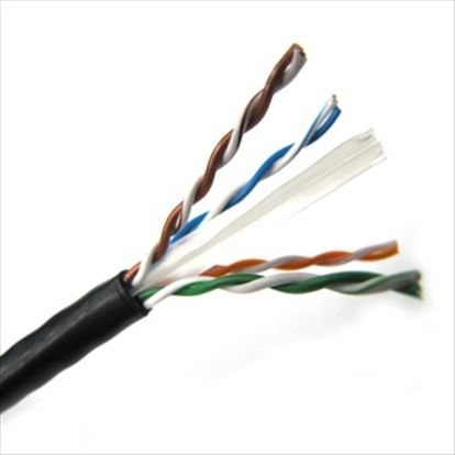 Weltron 1000ft Cat6 550MHz UTP networking cable Black 12000" (304.8 m) U/UTP (UTP)1