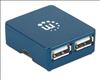 Manhattan 160605 interface hub USB 3.2 Gen 1 (3.1 Gen 1) Type-A 480 Mbit/s Black2