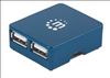 Manhattan 160605 interface hub USB 3.2 Gen 1 (3.1 Gen 1) Type-A 480 Mbit/s Black3