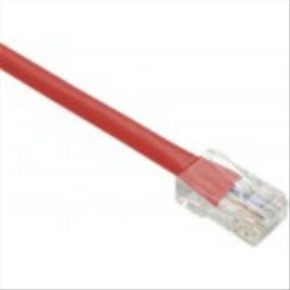 Unirise Cat6, 6" networking cable Red 6" (0.152 m) U/UTP (UTP)1