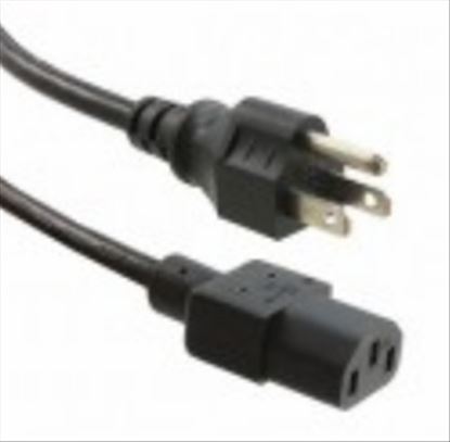 Unirise PWCD-515PC13-10A-15F-BLK power cable Black 179.9" (4.57 m) NEMA 5-15P C13 coupler1