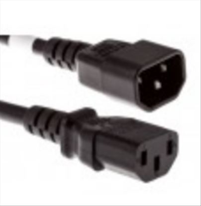 Unirise PWCD-C13C14-13A-10F-BLK power cable Black 118.1" (3 m) C13 coupler C14 coupler1