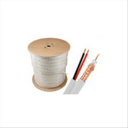 Unirise BRG59S-1000F-WHT-PL coaxial cable 12000" (304.8 m) RG59 18/2 White1