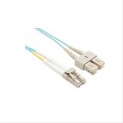 Unirise LC/SC OM4 7m fiber optic cable 275.6" (7 m) Beige, Blue1